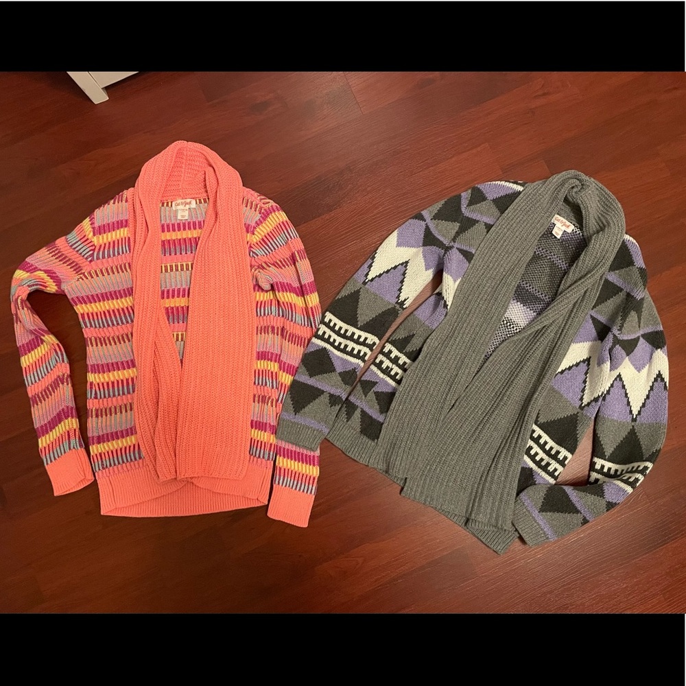 Cat & Jack size L 10/12 girls cardigans